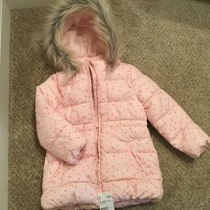 Pink jacket with hoodie